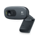 Logitech C270 HD Webcam showcasing its sleek design and features for clear video communication